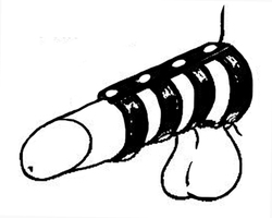 🐾 WILD HIDE — Handcrafted Exotic Leather Fetish Gear: WILD - Rings of Pleasure Plain - 120-0