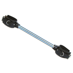 🐾 WILD HIDE — Handcrafted Exotic Leather Fetish Gear: WILD - Spreader Restraints 90cm - 430-2