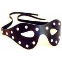 🐾 WILD HIDE — Handcrafted Exotic Leather Fetish Gear: WILD - MASK - Studded Black Leather - 804-0