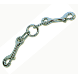 🐾 WILD HIDE — Handcrafted Exotic Leather Fetish Gear: WILD - HARDWARE - Deluxe Double Bondage Clip - 950-4