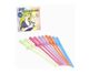 3D - PECKER STRAWS (10Pk) - COLOURED - 99454C**