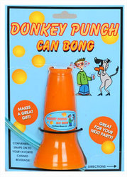 🥂 Sips & Giggles – Drinkware With Attitude: 4B - DONKEY PUNCH CAN BONG - Fits SLIM Size Cans - NVD17**
