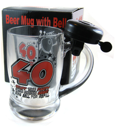 Mugs: 2D - BEER MUG WITH BELL - 40 Stuff The Party - BMB21