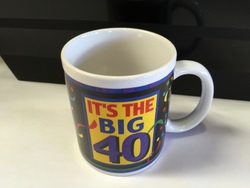 🥂 Sips & Giggles – Drinkware With Attitude: 11A - ITS THE BIG 40 - MUG