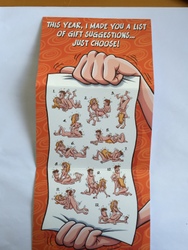 💌 Greeting Cards: 4B - GCARD - THIS YEAR I MADE YOU A LIST.... - 1270