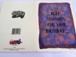 💌 Greeting Cards: 4B - GCARD - DEEP THOUGHTS FOR YOUR BIRTHDAY - 1213