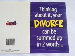 💌 Greeting Cards: 4B - GCARD - THINKING ABOUT DIVORCE ... - 1360