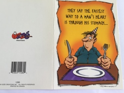 💌 Greeting Cards: 4B - GCARD - THEY SAY THE FASTEST WAY.... 1280