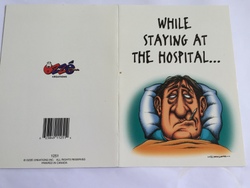 💌 Greeting Cards: 4B - GCARD - WHILE STAYING IN HOSPITAL.... 1251
