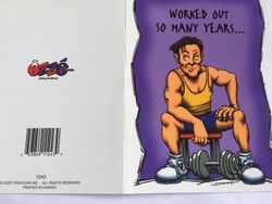 💌 Greeting Cards: 4B - GCARD - WORKED OUT SO MANY YEARS.... - 1243