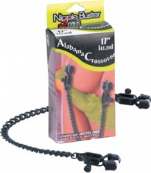 ⛓ FETISH — A Little Pain, A Lot of Pleasure: 4A - NIPPLE CLAMPS - ALABAMA CROSS OVER - 2N1182