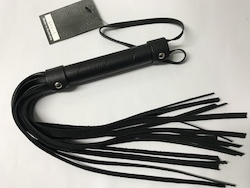 🐾 WILD HIDE — Handcrafted Exotic Leather Fetish Gear: WILD - MISTRESS WHIP MED - 500-1**