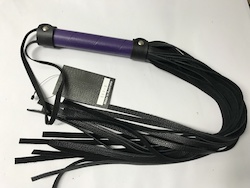 🐾 WILD HIDE — Handcrafted Exotic Leather Fetish Gear: WILD - MISTRESS WHIP LARGE - 500-2**