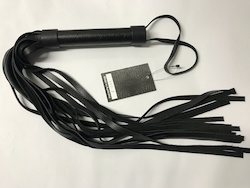 🐾 WILD HIDE — Handcrafted Exotic Leather Fetish Gear: WILD - MISTRESS WHIP LARGE - 500-2**