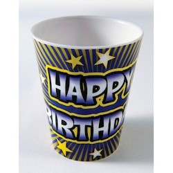 Age Gift Lines: 4B - SHOT GLASS - HAPPY BIRTHDAY - 745**