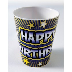 🥂 Sips & Giggles – Drinkware With Attitude: 4B - SHOT GLASS - HAPPY BIRTHDAY - 745**