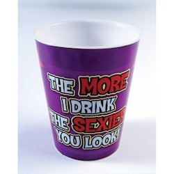 🥂 Sips & Giggles – Drinkware With Attitude: 4B - SHOT GLASS - THE MORE I DRINK... 745**