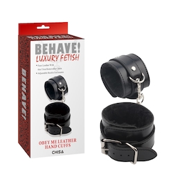 ⛓ FETISH — A Little Pain, A Lot of Pleasure: 4B - BEHAVE - OBEY ME HAND CUFFS**