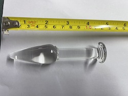 Glass: 8A - GLASS PLUG  SMALL CLEAR -  XAP30
