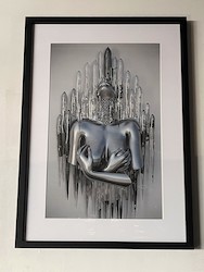 SENSUAL ART: METAL AND CHAIN WOMAN CHEST - S-MCWC-6543**