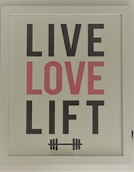 MEDIUM MOTIVATIONAL ART: MM - LIVE LOVE LIFT...