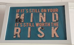 MEDIUM MOTIVATIONAL ART: MM - IF ITS STILL ON YOUR MIND....