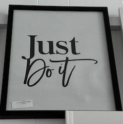 LARGE MOTIVATIONAL ART: LM - JUST DO IT...