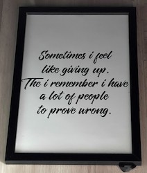 MEDIUM MOTIVATIONAL ART: MM - SOMETIMES I FEEL...