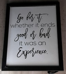 MEDIUM MOTIVATIONAL ART: MM - GO FOR IT...