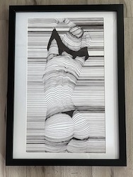 SENSUAL ART: SENSUAL ART SIZE 1 - BLACK AND WHITE GET NAKED - SEN-02**