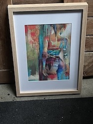 SENSUAL ART: SENSUAL ART SIZE 1 - MULTI COLOUR  -GIRL STANDING - SEN-03**