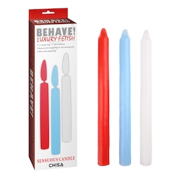 ⛓ FETISH — A Little Pain, A Lot of Pleasure: 4B - BEHAVE - SENSUOUS CANDLES**