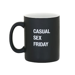 🥂 Sips & Giggles – Drinkware With Attitude: S - MUG - CASUAL SEX FRIDAY - 186945***