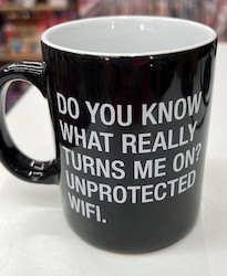 🥂 Sips & Giggles – Drinkware With Attitude: S - MUG - WIFI - 122091***