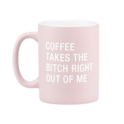 ☕ Mugs With Moods: S - MUG - COFFEE TAKES....  - 129710**