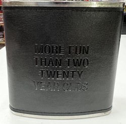 🥂 Sips & Giggles – Drinkware With Attitude: S - FLASK - MORE FUN - 123456**