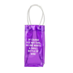 🥂 Sips & Giggles – Drinkware With Attitude: S - WINE BOTTLE BAG - 126801**