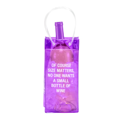 🥂 Sips & Giggles – Drinkware With Attitude: S - WINE BOTTLE BAG - 126801**