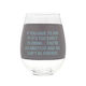S - HAND PAINTED WINE GLASS EXTRA LARGE:YOU'RE AN AMATEUR - 115561**