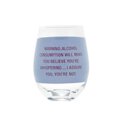 🥂 Sips & Giggles – Drinkware With Attitude: 7B - HAND PAINTED WINE GLASS - ALCOHOL CONSUMPTION - 115539**