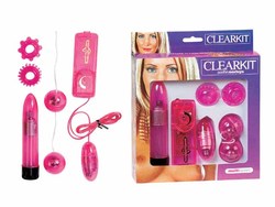 💥 VIBRATORS — Feel the Buzz, Find Your Bliss: 6B - CLEAR COUPLES KIT - 2K-212
