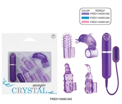 💥 VIBRATORS — Feel the Buzz, Find Your Bliss: 6B - MAGIC CRYSTAL DOLPHIN KIT - FKE011