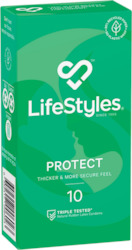 🛡 SAFE & SEXY — Condoms: 8A - LIFE STYLES - PROTECT - LS-PRO-10**