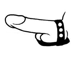 🐾 WILD HIDE — Handcrafted Exotic Leather Fetish Gear: WILD - C&B - Balls Up Ring - 128-0