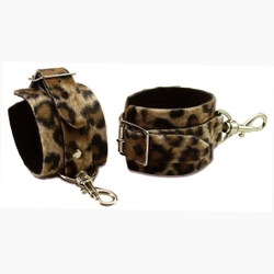 🐾 WILD HIDE — Handcrafted Exotic Leather Fetish Gear: WILD - CUFFS - Fantasy Restraints Assort Colours - 420-0