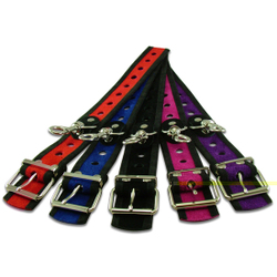 🐾 WILD HIDE — Handcrafted Exotic Leather Fetish Gear: WILD - CUFFS - Suede Strap Restraints - 427-0**