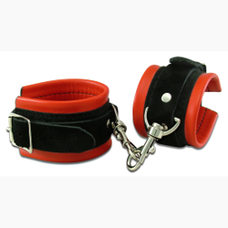 🐾 WILD HIDE — Handcrafted Exotic Leather Fetish Gear: WILD - CUFFS - Pleasure Cuffs - 429-0**