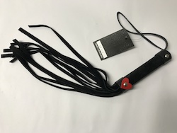 🐾 WILD HIDE — Handcrafted Exotic Leather Fetish Gear: WILD - WHIPS - Heart Whip - 521-0