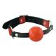 WILD - GAGS - Buckle Ball Gag  RED LEATHER - 920-7