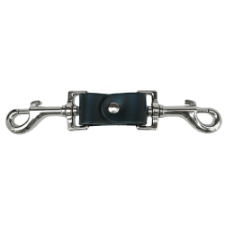 🐾 WILD HIDE — Handcrafted Exotic Leather Fetish Gear: WILD - HARDWARE - Connector Clip   - 950-8
